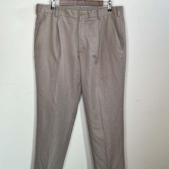 NIKE GOLF DRI FIT KHAKI 36x30 MENS PANTS - Picture 1 of 7